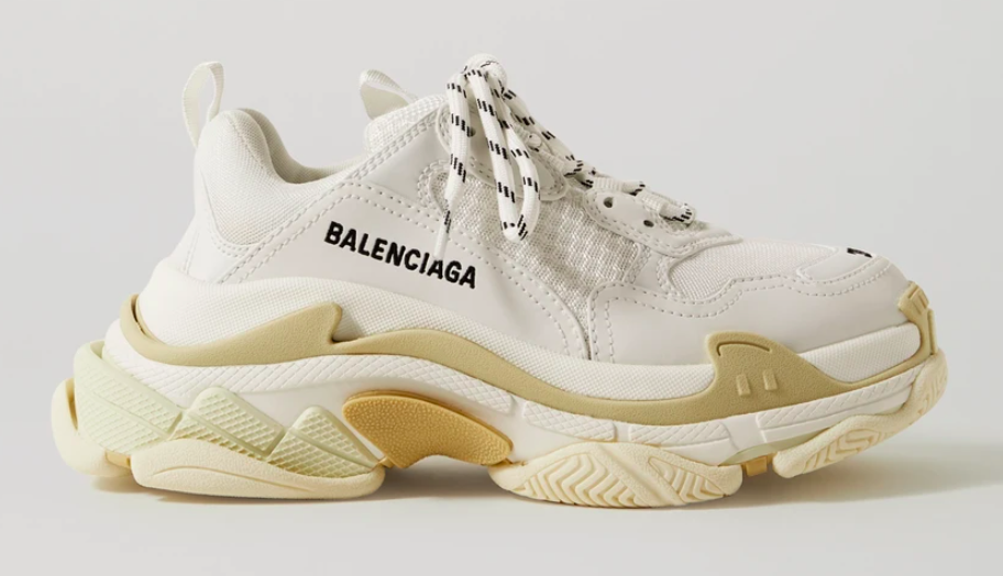 Balenciaga’s Triple S sneakers. - Credit: Courtesy of Net-A-Porter