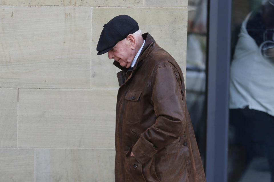 Albert Grannon seen arriving for court in May. 