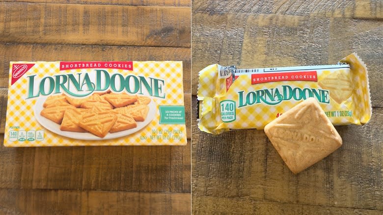 Lorna Doone cookie squares