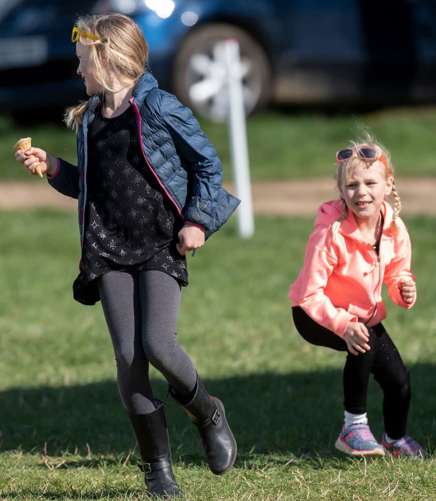 Mia Tindall Enjoys Playdate with Savannah and Isla Phillips