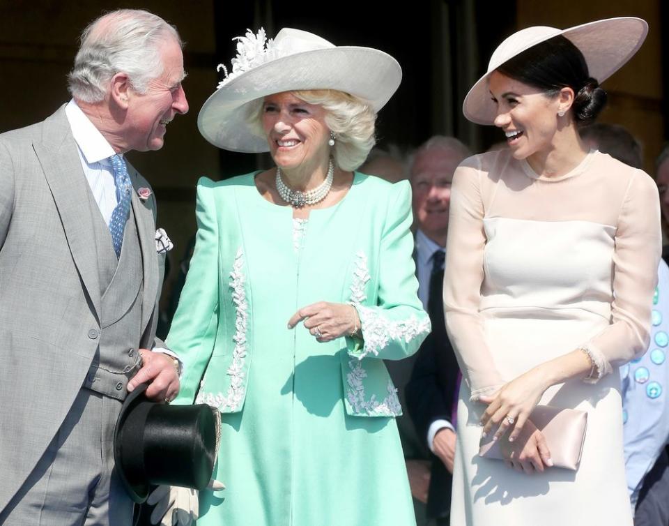 Prince Charles, Camilla, Dutchess of Cornwall, and Meghan Markle