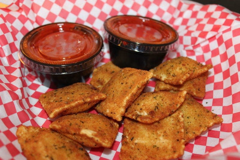 Toasted cheese ravioli from Mother Bears Pizza.