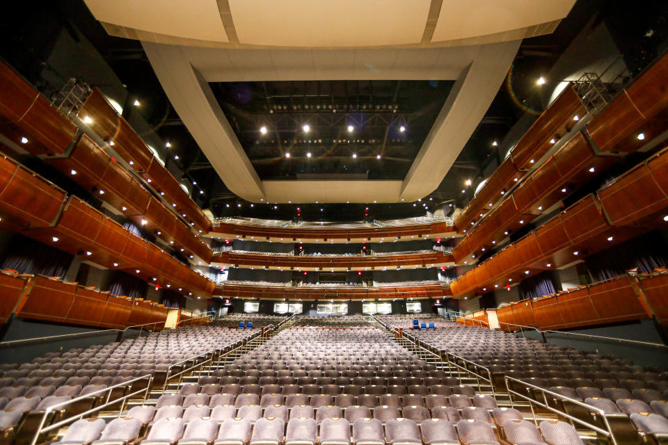 The Music Hall is pictured at the Civic Center Grand Reopening Celebration in Oklahoma City, on Wednesday, June 14, 2023.