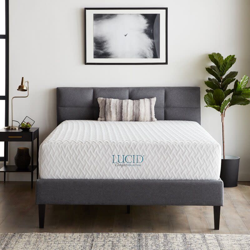 8)  Lucid Comfort 12'' Firm Mattress