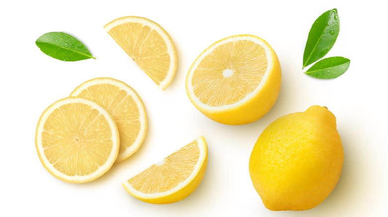 Lemons and juice
