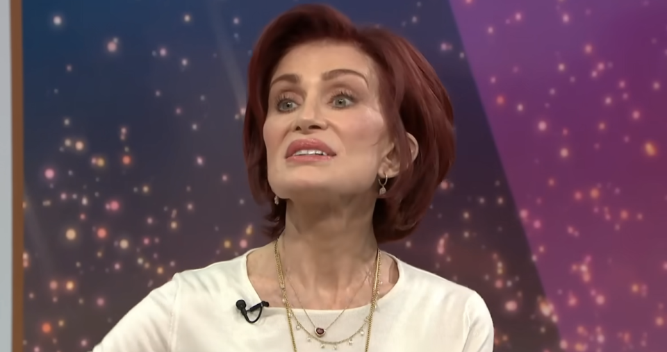 Closeup of Sharon Osbourne