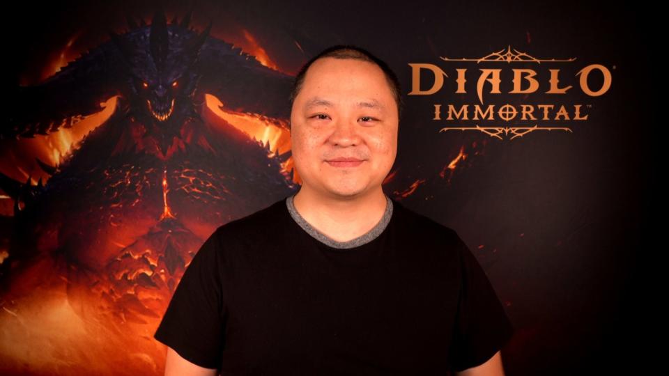 《暗黑破壞神 永生不朽》及首席遊戲設計師Wyatt Cheng。 圖：暴雪娛樂提供