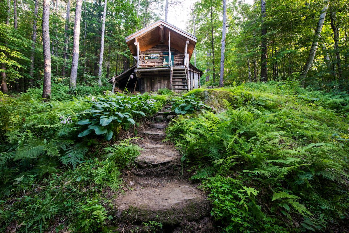 Off-the-Grid Cabin in the Green Mountains