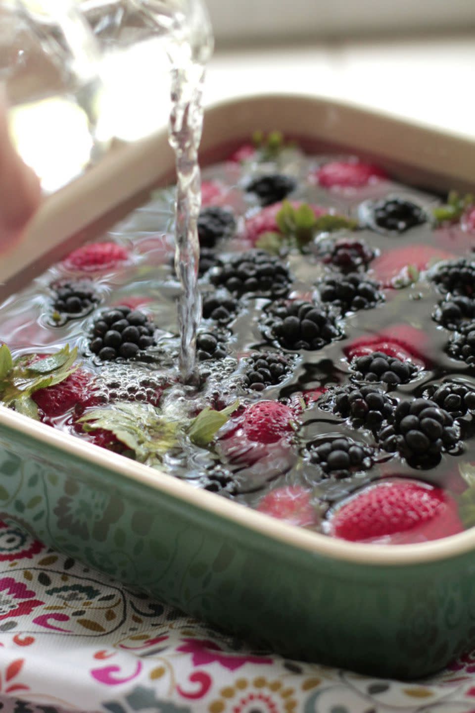 Bathe your berries to keep them fresh.