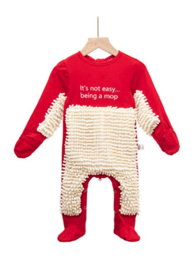 You Can Now Get a Baby Mop Onesie So Your Baby Can Help You Clean