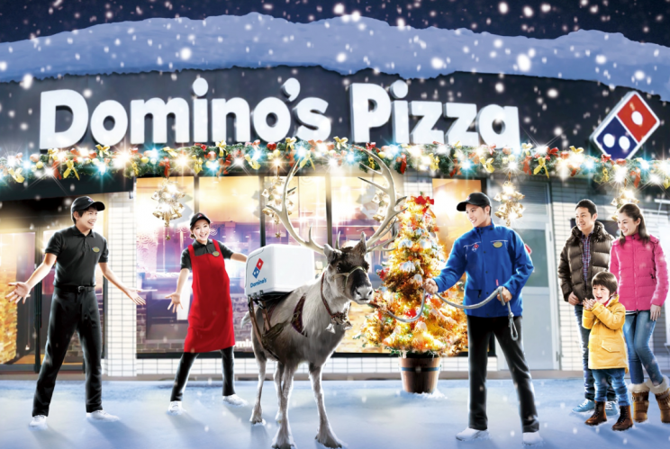 Domino’s plans to use reindeer to deliver pizza in Japan