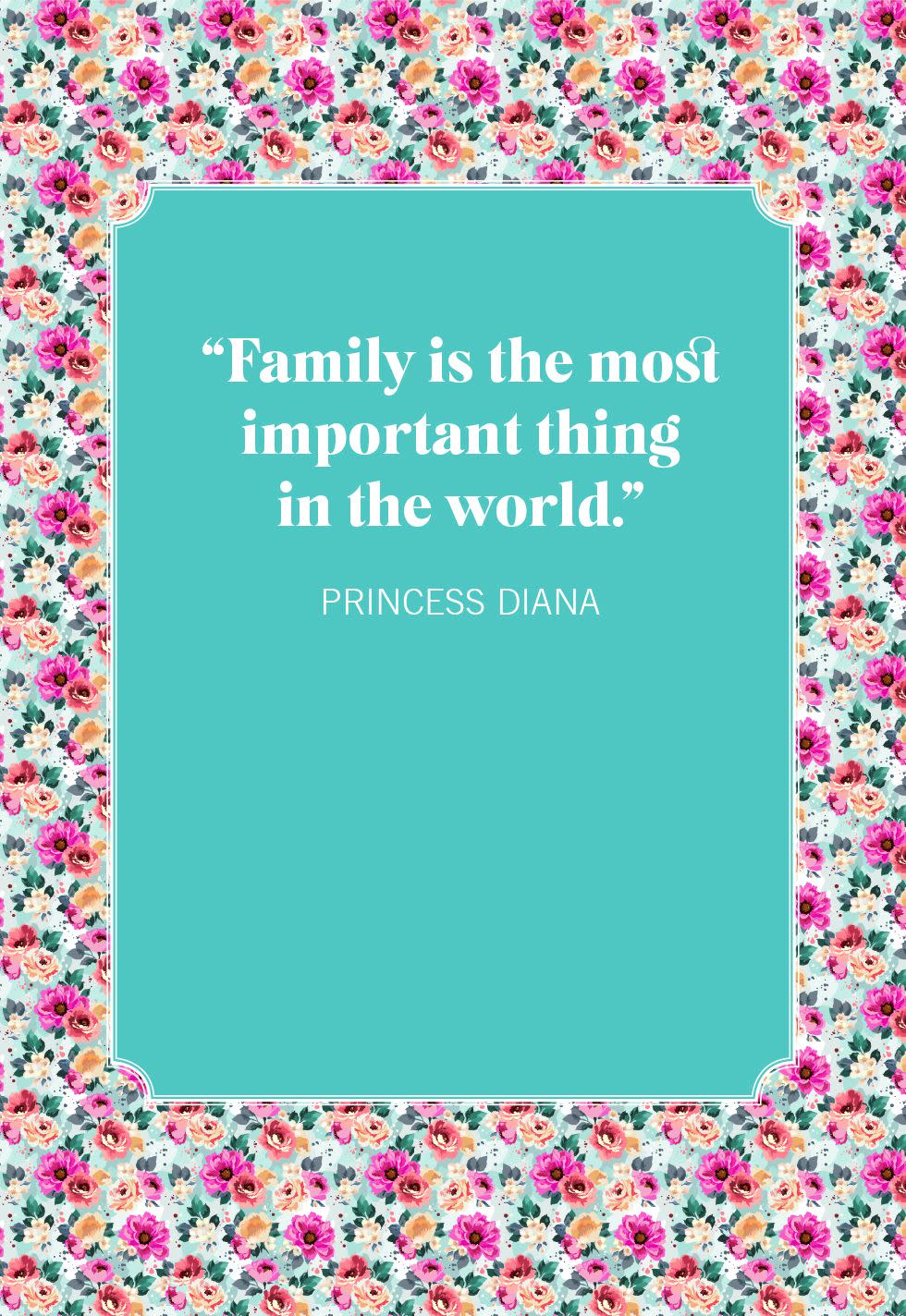 family quotes diana