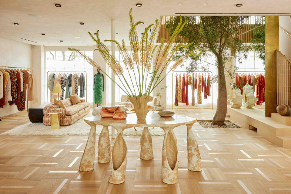 The new Ulla Johnson store in Los Angeles, California.