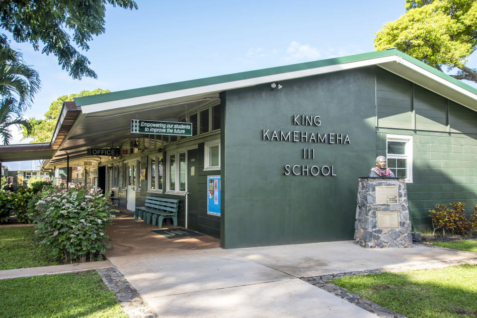 Lahaina, Maui, Hawaii. King Kamehameha Iii Elementary School. This school is rated above average in school quality compared to other schools in Hawaii. (Michael Siluk / UCG/Universal Images Group via Getty Images file)