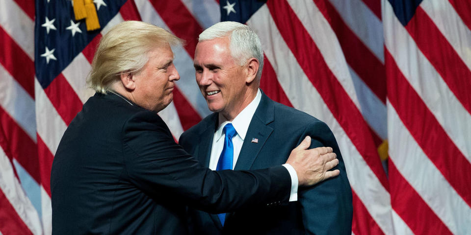 Donald Trump and Mike Pence