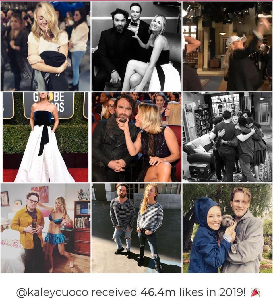 Kaley Cuoco shares Instagram panel of her best photos