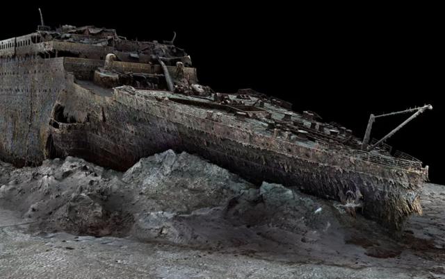The images show how the bow section was driven into the seabed - ATLANTIC PRODUCTIONS/MAGELLAN