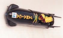 <p>They might not have got on the podium, but in the island nation’s first-ever appearance at a Winter Games, the Jamaican bobsled team captured the imagination of fans at the 1988 Olympics in Calgary and were eventually immortalized in a Disney film. (Getty) </p>
