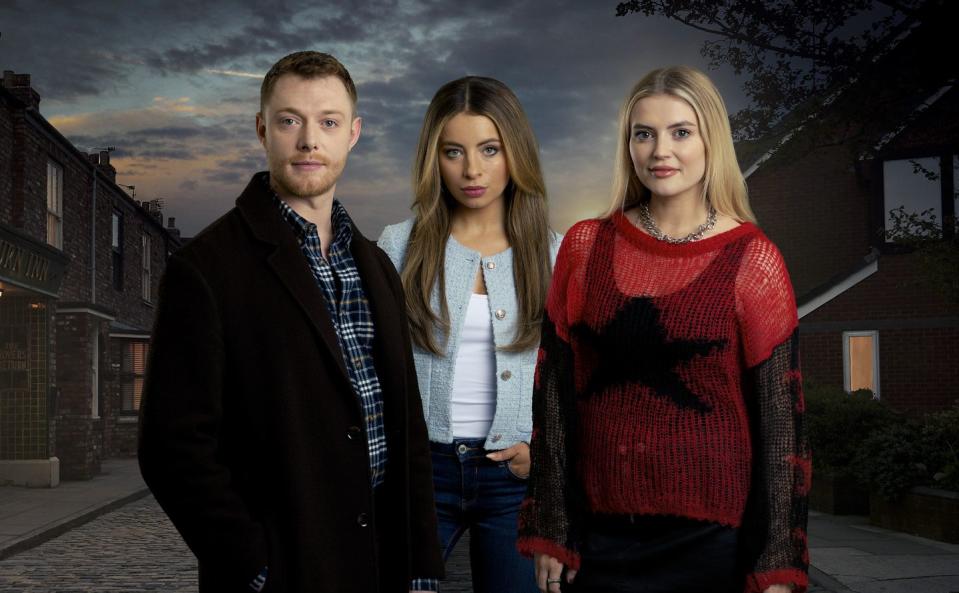 daniel osborne, daisy midgley, bethany platt, coronation street