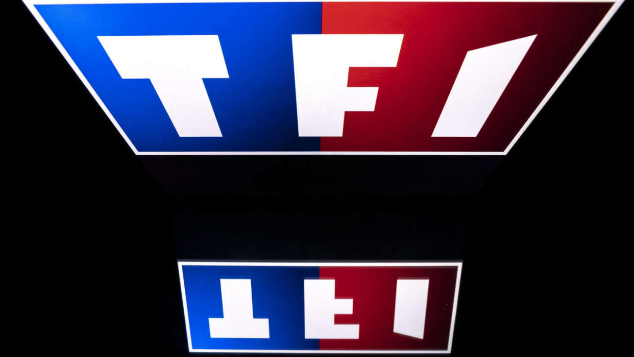 This illustration picture taken on March 26, 2019 shows the logo of the private French television channel 