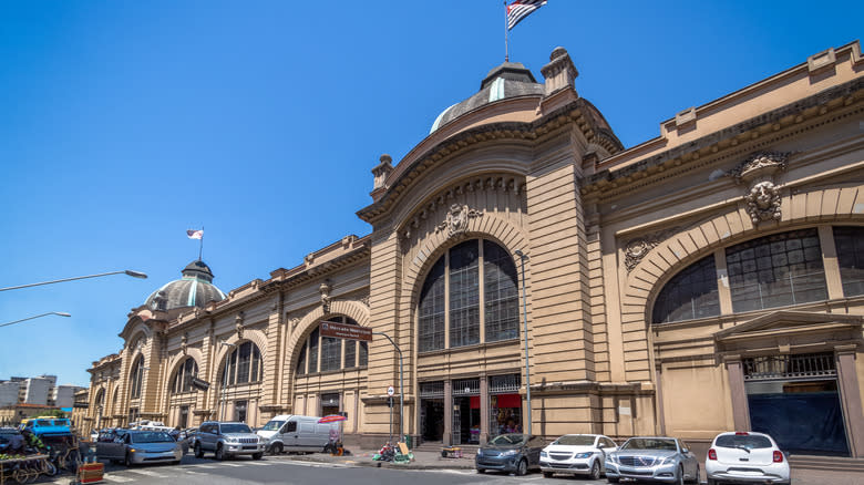 Mercado Municipal exterior in São Paulo