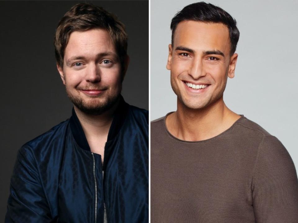 "Let's Dance" ist im Herbst wieder live auf Tour zu erleben - mit dabei: Bastian Bielendorfer (li.) und Timur Ülker. (Bild: RTL / Hajo Drees / Bernd Jaworek)