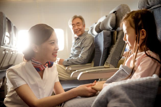 With a little preparation, your child can manage a whole flight without an accompanying adult. 