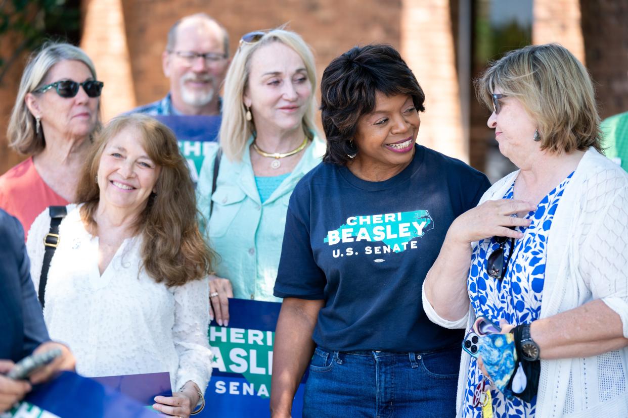 North Carolina Democratic Senate candidate Cheri Beasley.