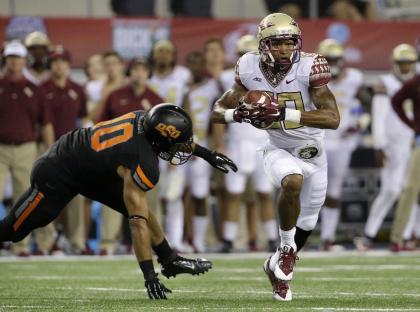 Rashad Greene came up huge FSU, finishing with 11 catches for 203 yards. (AP)