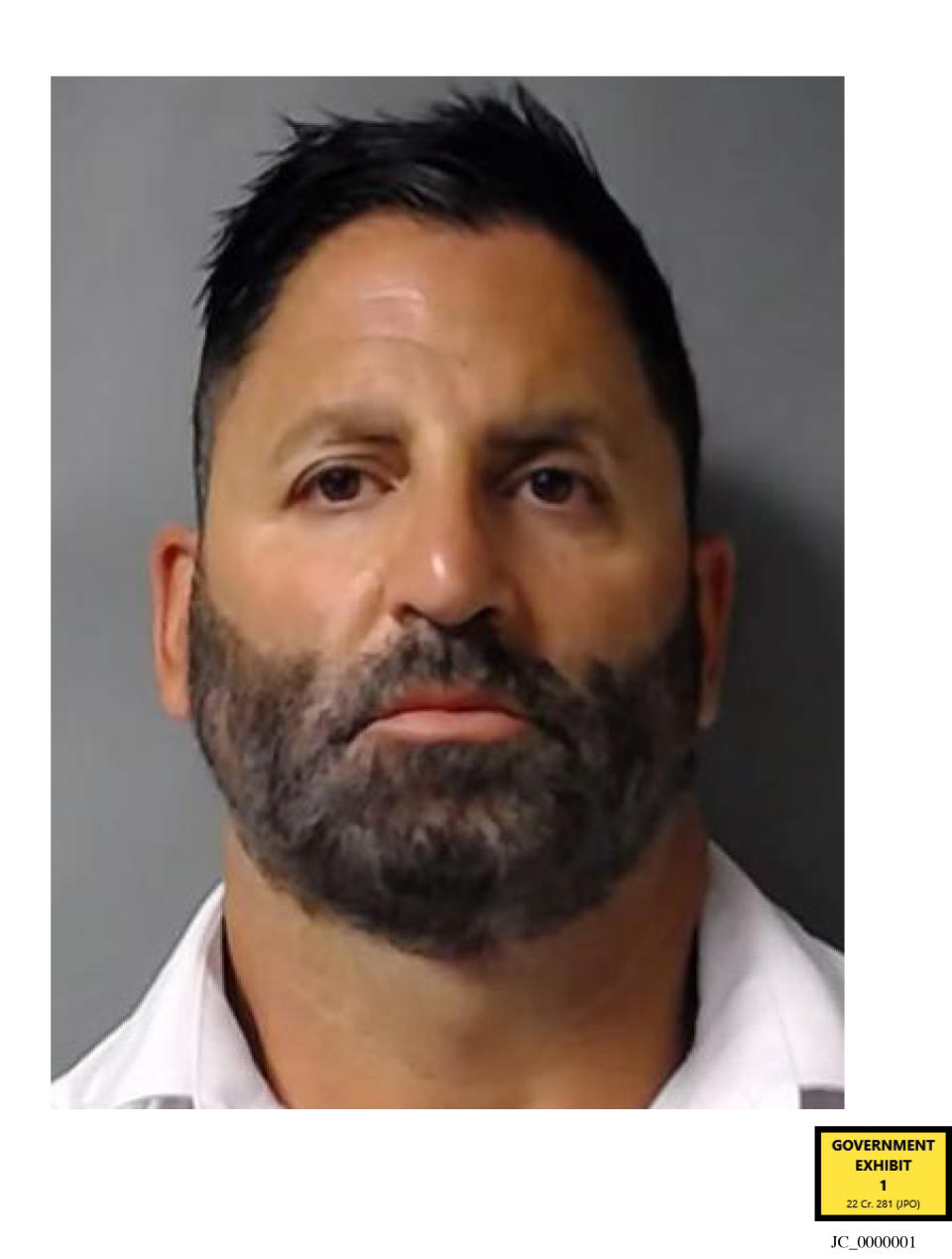 This image provided by the U.S. Attorney’s Office in the Southern District of New York on Oct. 26, 2023 shows John Costanzo Jr. In a wiretapped phone call, the U.S. Drug Enforcement Administration agent revealed the exact date in 2019 when prosecutors in Miami planned to seek a grand jury indictment against businessman Alex Saab for allegedly siphoning $350 million from state contracts. (U.S. Attorney’s Office via AP)