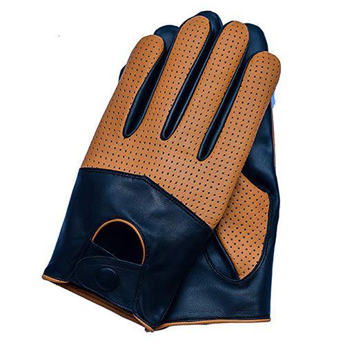 Riparo Motorsports Men's Leather Driving Gloves