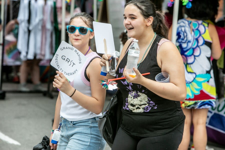 Grand Rapids Pride Festival on Saturday, June 22, 2024. (Michael Buck/WOOD TV8)