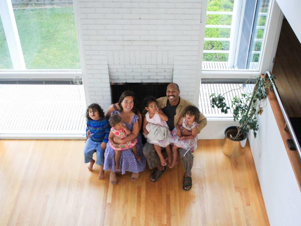 The Armstead family at their new Fair Oaks home.