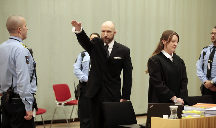 <span class="caption">Appeal case of mass murderer Anders Breivik.</span> <span class="attribution"><span class="source">LISE AASERUD/EPA</span></span>