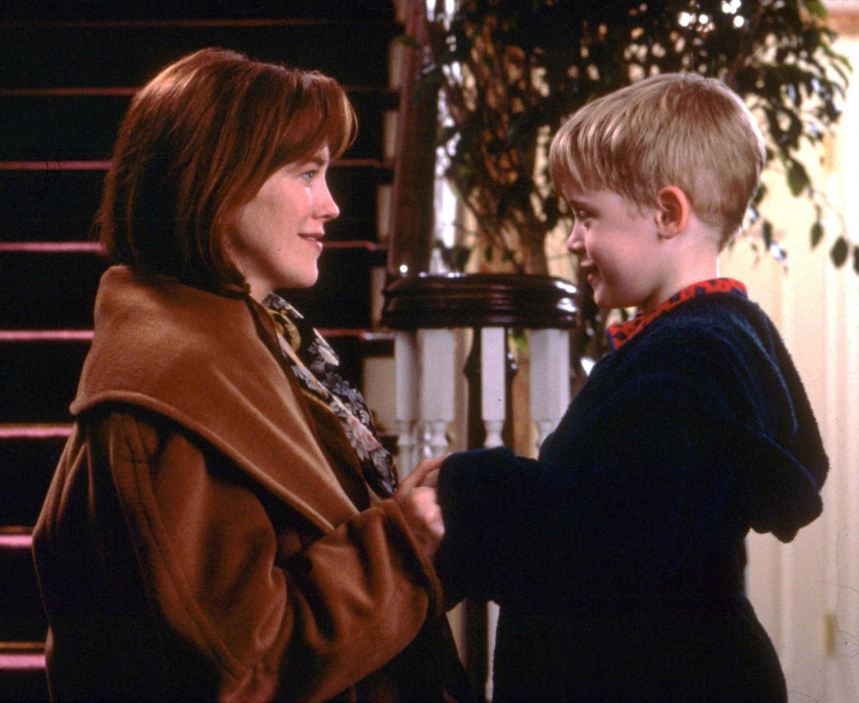 Macaulay Culkin and Catherine O'Hara in 