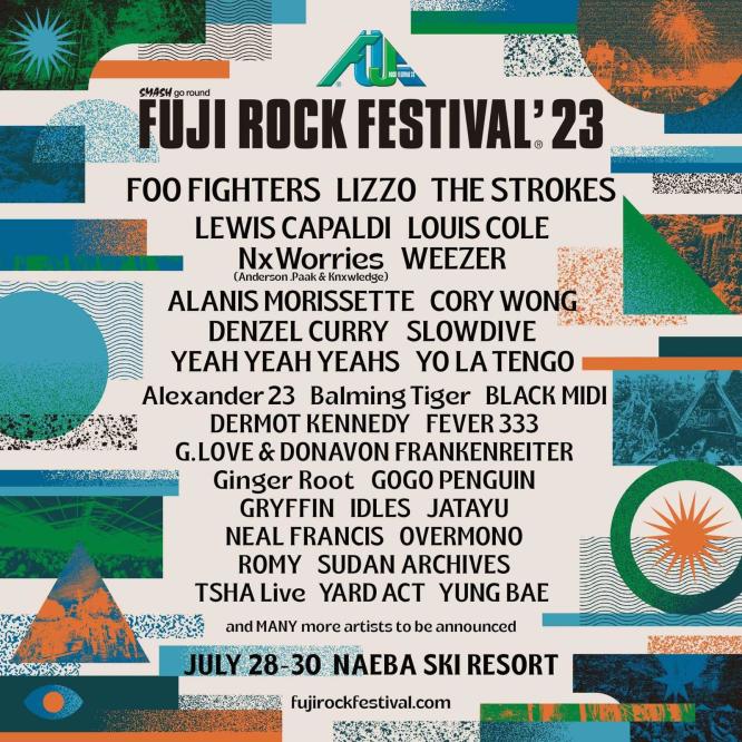 Fuji Rock 2023首輪演出單位公布！日本大型國際音樂節7月舉行（附