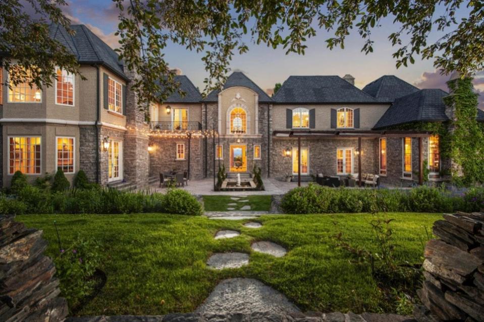 A European-inspired chateau in the mountains of Colorado.