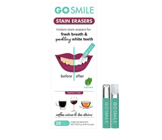 <p>These instant stain erasers promise whiter teeth and a brighter <a href="https://parade.com/1045449/marynliles/smile-quotes/" rel="nofollow noopener" target="_blank" data-ylk="slk:smile;elm:context_link;itc:0;sec:content-canvas" class="link ">smile</a>.</p><p><strong><a href="https://go.skimresources.com?id=113896X1572730&xs=1&url=https%3A%2F%2Fwww.ulta.com%2Fp%2Ftouch-up-smile-perfecting-ampoules-xlsImpprod12301049%3Futm_medium%3Dpaid_search%26utm_source%3Dadmarketplace%26utm_campaign%3Dtest_learn%26utm_content%3De1670344025020100004&sref=parade.com%2Fshopping%2Fbest-gifts-under-100" rel="noopener" target="_blank" data-ylk="slk:Go Smile Touch Up Smile Perfecting Ampoules, $26 at Ulta;elm:context_link;itc:0;sec:content-canvas" class="link ">Go Smile Touch Up Smile Perfecting Ampoules, $26 at Ulta</a></strong></p><p>Ulta</p>