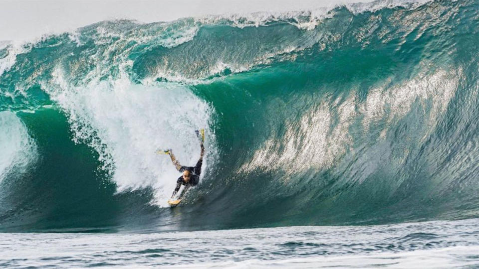 Kalani Lattanzi is no stranger to taking on monster waves around the world. Pic: Instagram