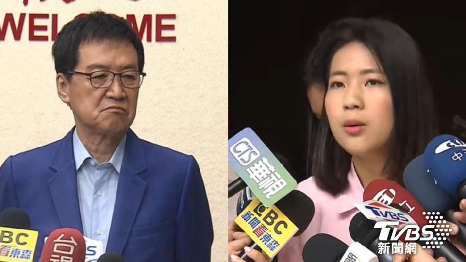 台北市議員徐巧芯與黨內前輩費鴻泰爭奪國民黨台北市第七選區（信義、南松山）立委初選。（圖／TVBS）