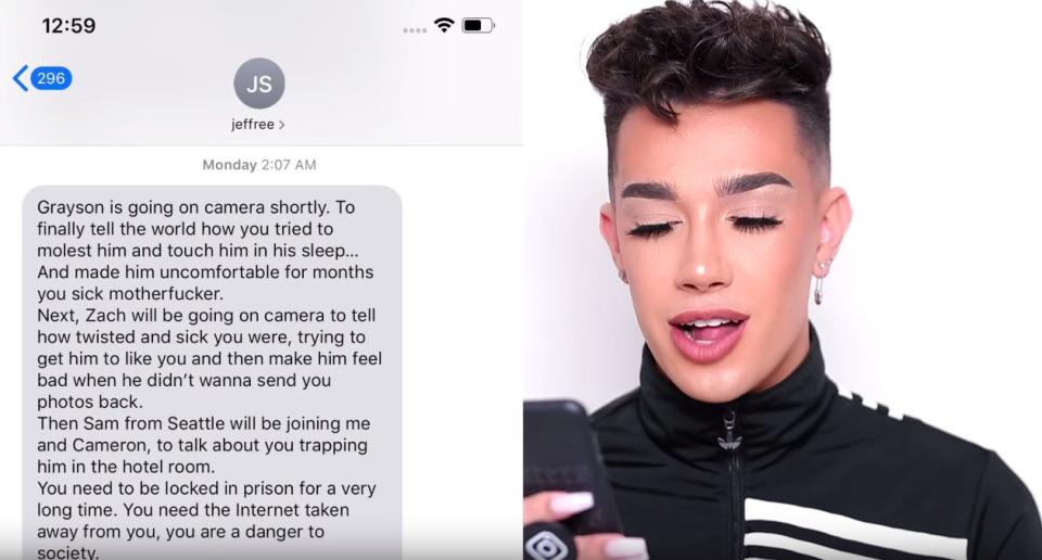 James Charles Jeffree screenshot