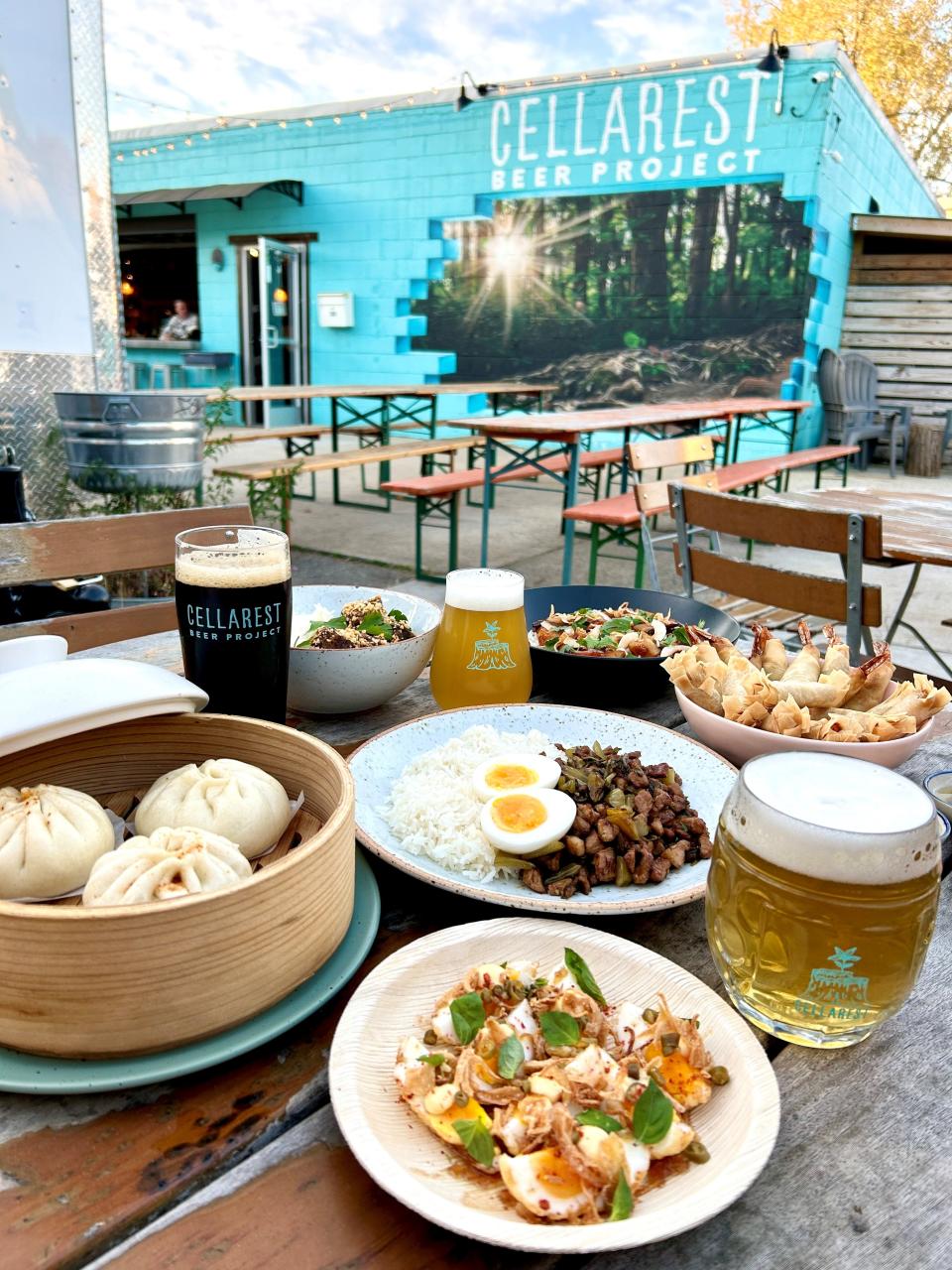 Cellarest Beer Project and Cassia, a Thai food pop-up concept, have partnered to provide in-house food service to taproom guests.