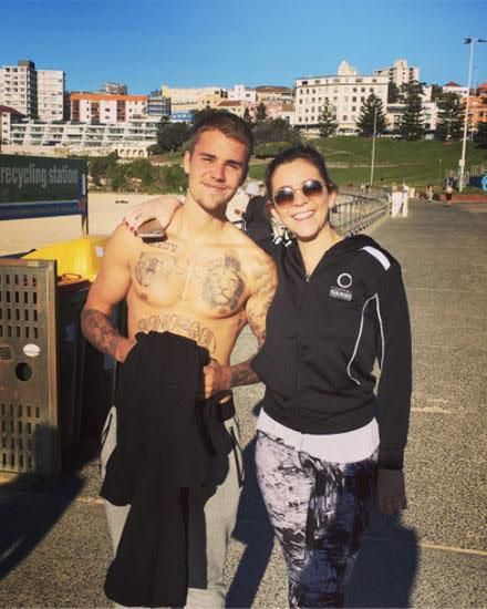 Justin Bieber, pictured at Bondi Beach on July 4, is in Australia to attend the Hillsong Conference. Source: Instagram