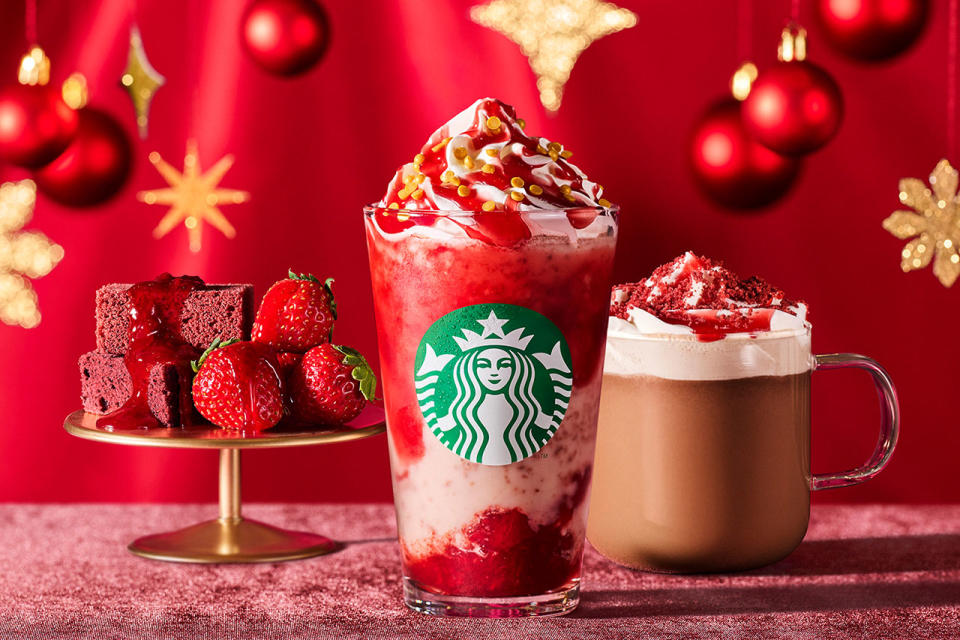 starbucks holiday christmas drinks coffee cream gingerbread