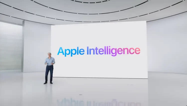 Apple Intelligence正式發表。翻攝蘋果YouTube。