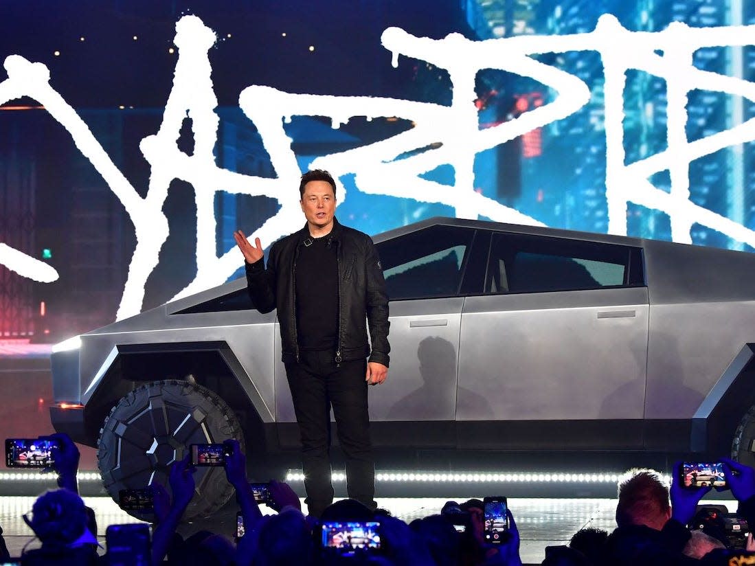 Tesla cybertruck elon musk