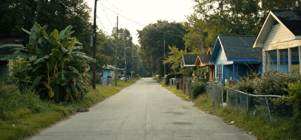 This image released by Netflix shows a scene from the documentary "Descendant." (Netflix via AP)