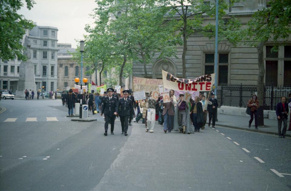 first UK pride march 1972