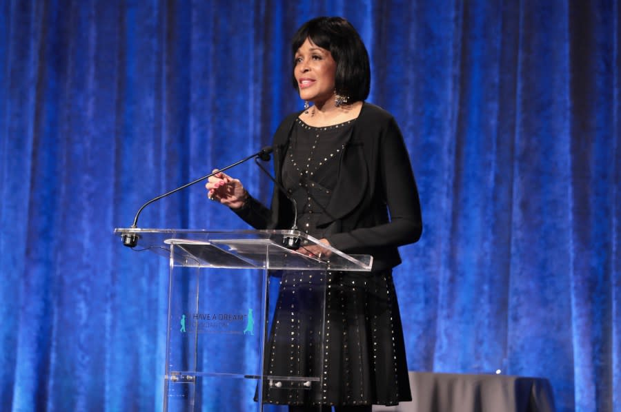 Faye Wattleton speaks onstage at the Spirit of the Dream Gala in New York in June 2017. The former Planned Parenthood president later entered the tech world. (Photo by Cindy Ord/Getty Images for I Have a Dream Foundation)