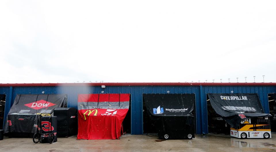 It rained at Chicago on Friday, so qualifying got canceled (Getty Images). 